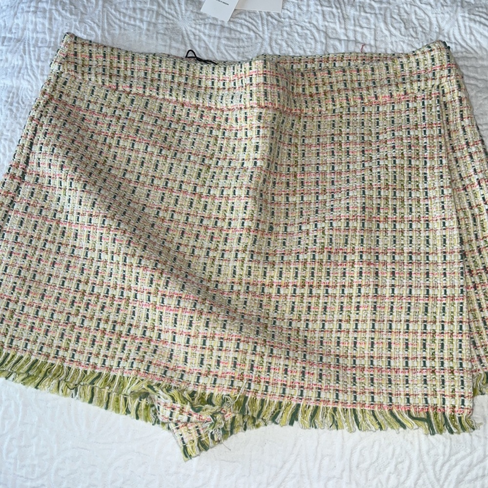 Zara tweed skort